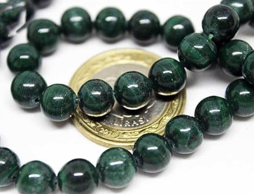 Malakit Taşı Royal Quality 7-8mm Aralığı/2 Adet