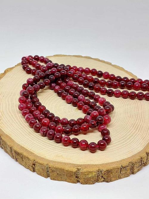 Lal (Granat) (Garnet) Taşı Dizi 6mm (42235)