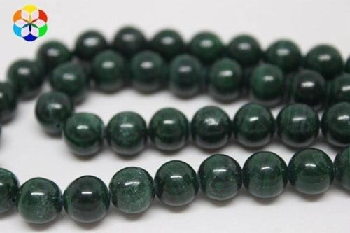 Malakit Taşı Royal Quality Yarım Dizi 7-8mm (18cm Uzunluğundadır)