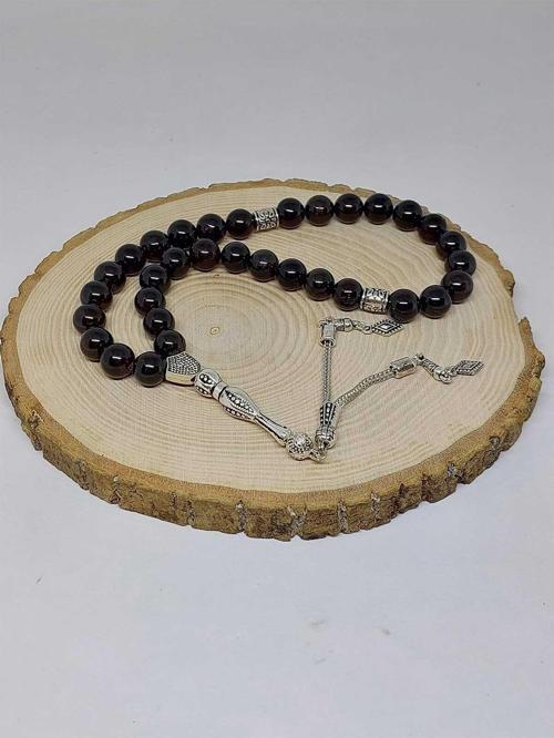 Lal (granat) (garnet) Taşı Tesbih 10mm (37035)