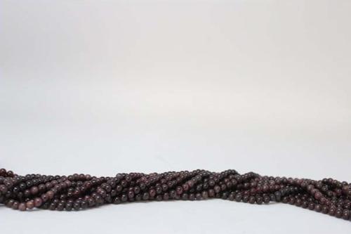 Lal (Granat) (Garnet) Taşı YARIM Dizi 3mm (17cm uzunluğundadır)