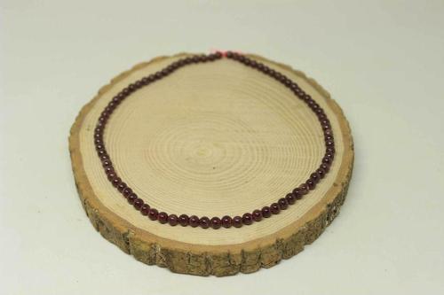 Lal (granat) (garnet) Taşı Yarım Dizi 4-4.5mm Aralığı (18cm Uzunluğundadır)