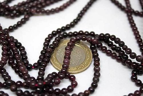 Lal (granat) (garnet)taşı 3mm/10 Adet