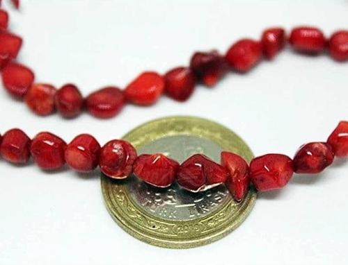 Mercan Taşı Küçük Boy/10 Adet (boyalıdır)