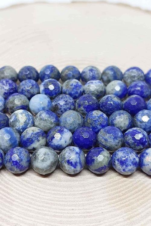 Lapis Taşı Faset Kesim Dizi 8mm