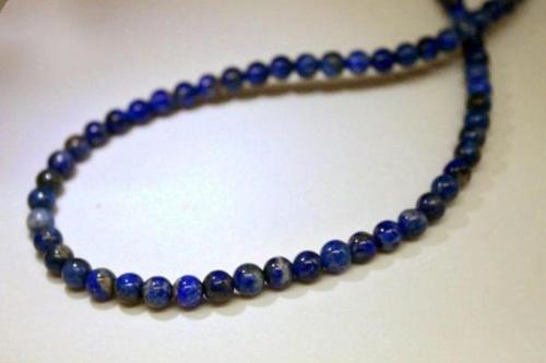 Lapis Taşı Yarım Dizi 5-6mm Aralığı 18cm Uzunluğunda