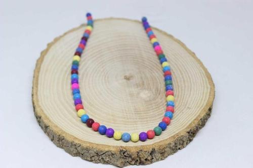 Lav Taşı Karışık Renkler Dizi 6mm