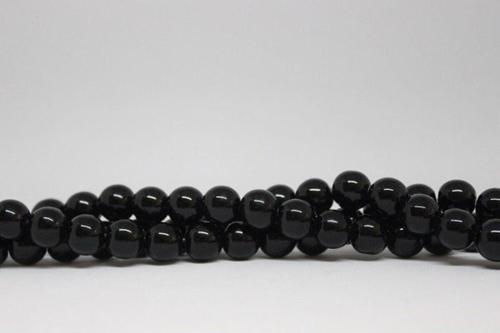 Onix (Oniks) Taşı Parlak YARIM Dizi 12mm (18cm uzunluğundadır)