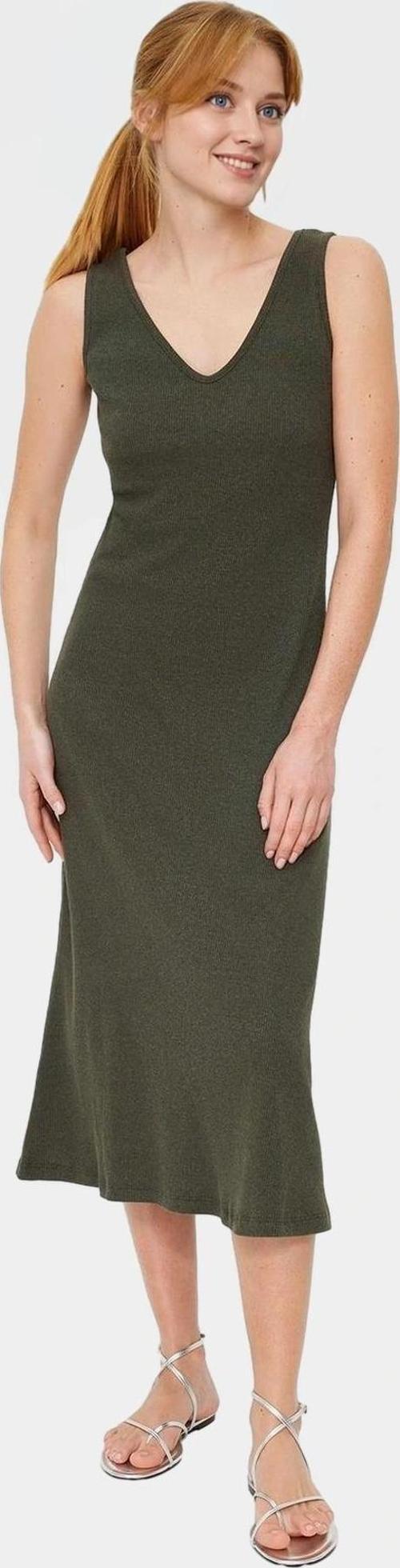 Kadın A line Midi Örme Elbise Rahat Günlük Stil Dayanıklı Malzeme Mükemmel Uyum Trend Tasarım