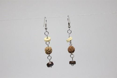 Rudraksha Tohum Küpe