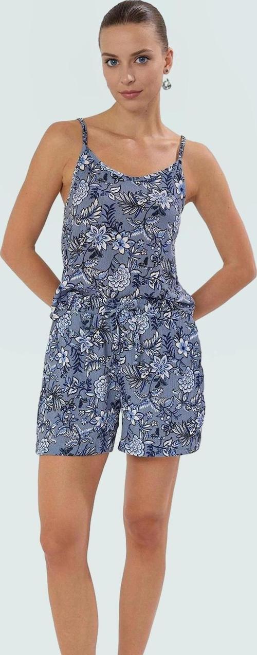 Kadın Çiçekli Örme Askılı Crop Üst Ve Şort Takım Rahat Günlük Stil Trend Tasarım