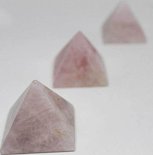 Pembe Kuvars Taşı Piramit - 60gr