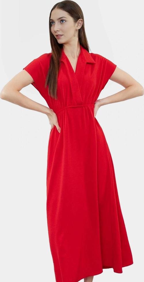 Maxi Aerobin Dokuma A line Elbise Yazlık Günlük Stil Trend Tasarım Zarifane