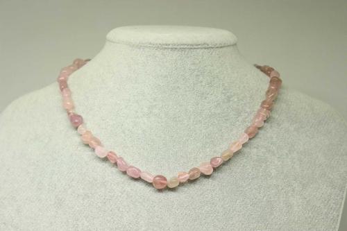 Pembe Opal Taşı Doğal Parçalar Kolye (klipsli) (25502)