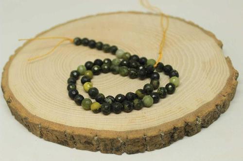 Peridot (zebercet) Taşı Koyu Renk Faset Kesim Dizi 6mm (23160)