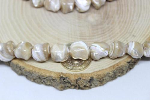 Sedef Taşı Karamel Şekilsiz Parçalar/2 Adet