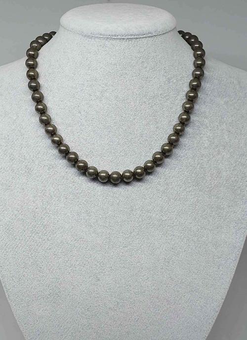Pirit Taşı Kolye 8mm (klipsli)