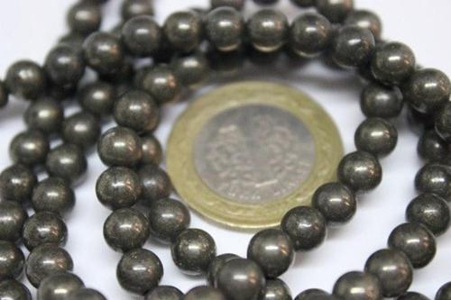 Pirit Taşı Yarım Dizi 6 mm 18 cm Uzunluğundadır
