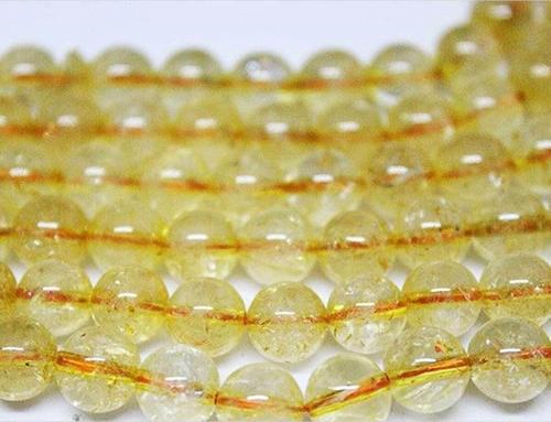 Sitrin Taşı Koyu Renk Dizi 8mm