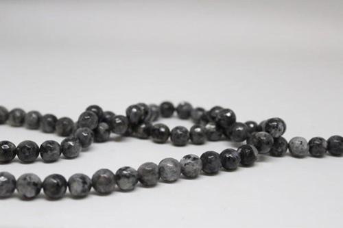 Spekrolit Taşı Faset Kesim YARIM Dizi 10mm (18cm uzunluğundadır)