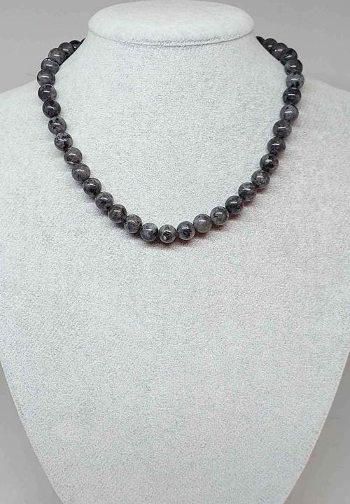 Spekrolit Taşı Kolye 8mm (klipsli)
