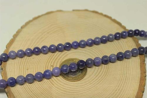 Tanzanit Taşı 8mm/1 Adet Boncuk Taş