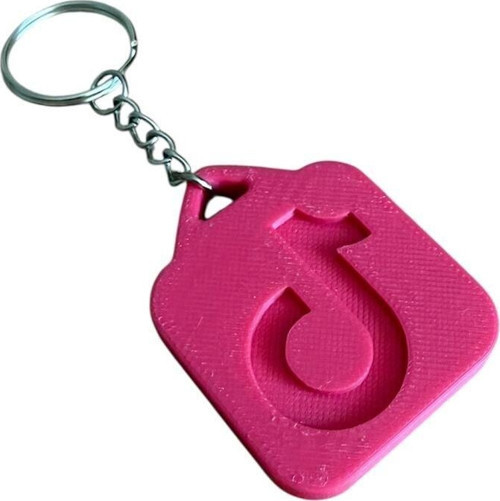 NFC Anahtarlık - Tiktok Anahtarlık Pembe (4 cm)
