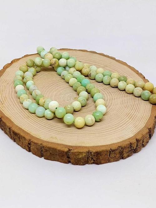 Yeşil Alacalı Opal Taşı Dizi 8mm