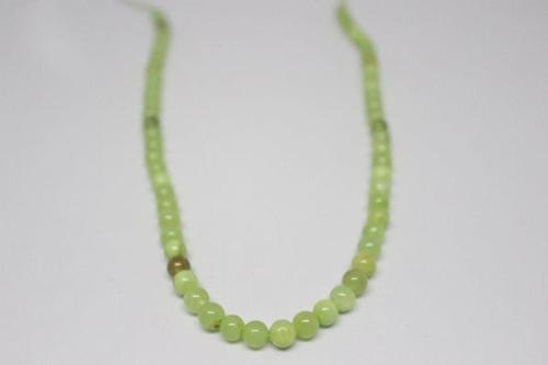 Yeşil Onix (oniks) Taşı Yarım Dizi 6mm (18cm Uzunluğundadır)