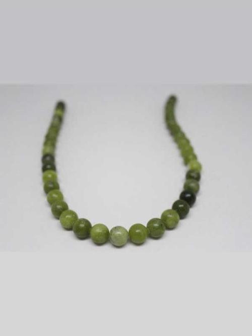 Yeşim Taşı Ela Quality YARIM Dizi 10mm (18cm uzunluğundadır)