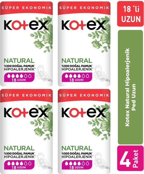 Natural Ultra Ped 18'Li Uzun 4 Paket