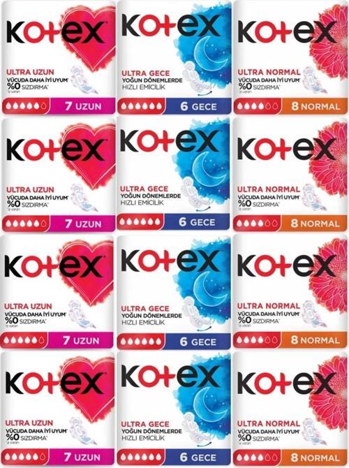 Ultra Hijyenik Ped Gece Normal Uzun X 12 Paket