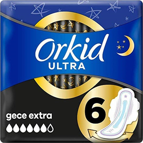 Ultra Hijyenik Ped Gece Ekstra Tekli Paket 6 Ped