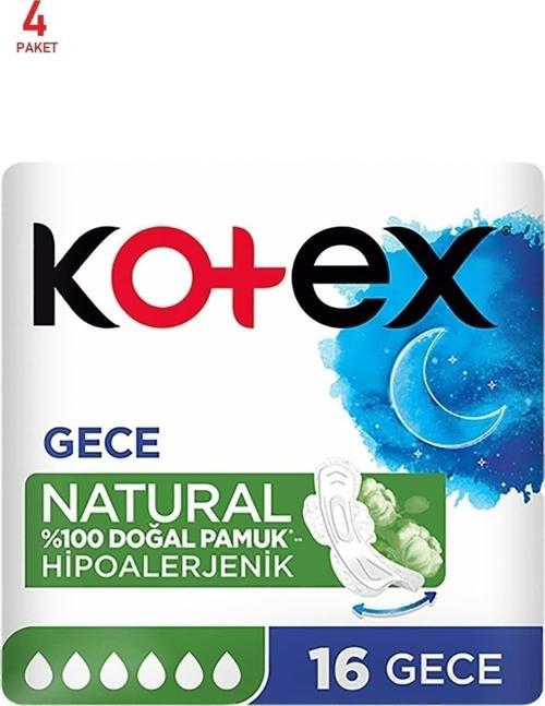 Natural Süper Ekonomik Quadro 16 Lı Gece 4 Paket