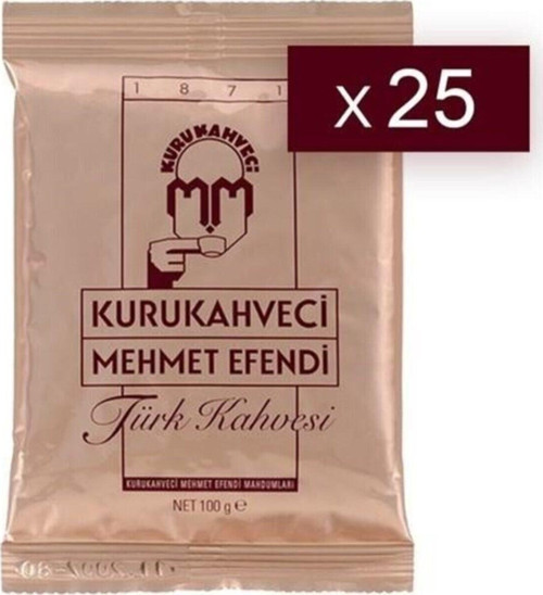 Mehmet Efendi Türk Kahvesi 100Gr - 25 Adet