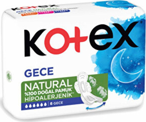 ( 5 Adet ) Natural Ultra Single Hijyenik Ped Gece 6'Lı