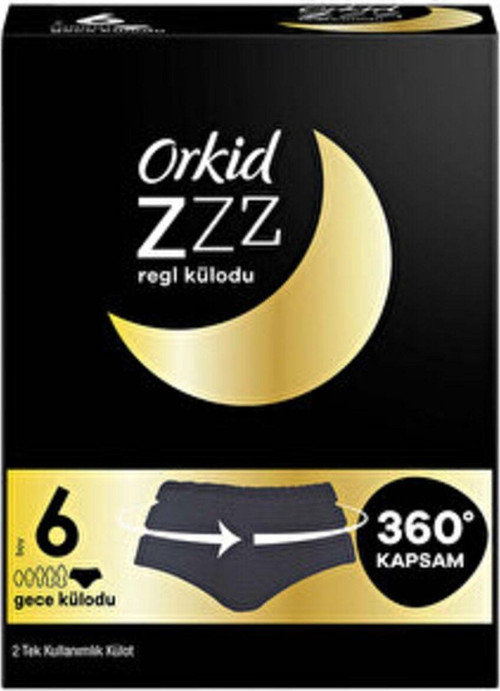 Gecelik Tek Kullanımlık (Boy 6) Regl Külodu 2'Lii