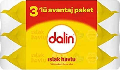 Klasik Islak Havlu, 3'Lü Paket 3 X 56 Adet