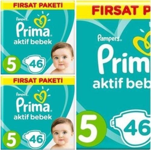 Aktif Bebek Fırsat Paketi Junior 138 Adet 5 Numara