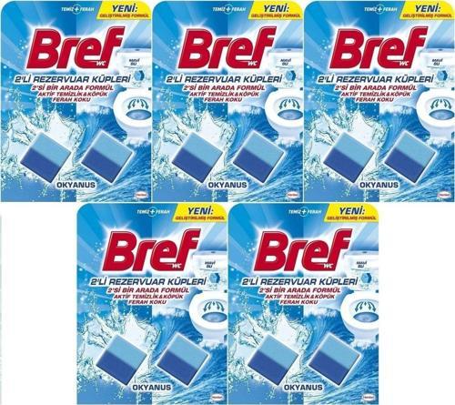 Koku Giderici Jel Küpü - Okyanus (Klozet - Rezervuar - Tuvalet - Blok) (10 Lu Set) (5Pk*2)