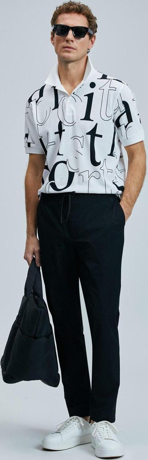 Erkek Dıamond Smart Polo T-Shirt 111040219 Beyaz