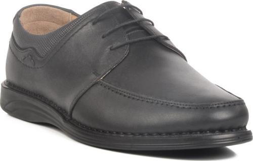 Kacper Siyah Hakiki Deri Erkek Günlük Ayakkabı