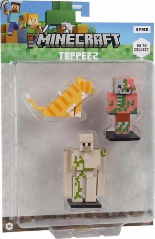 Nessiworld Minecraft 3D Figür Toppeez 3'lü Set