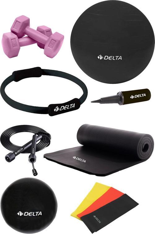 15 MM Minderli PSS Siyah Full Pilates Seti (75 cm 20 cm)