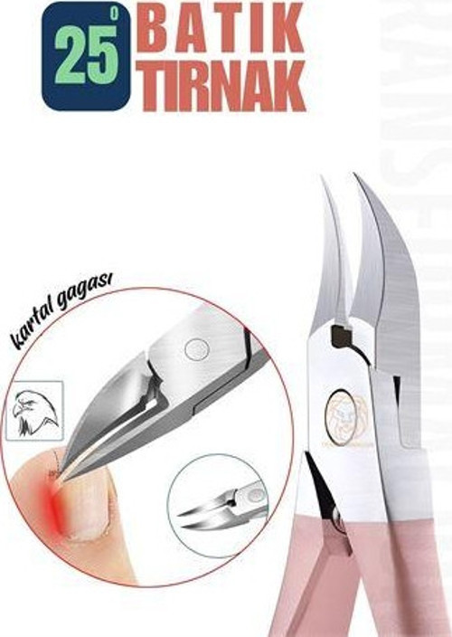 Tırnak Batık Makası Pedikür Makası Tungsten Çelik Profesyonel