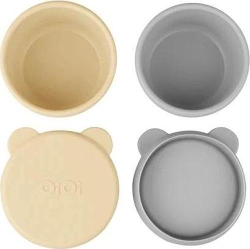 Nessiworld OiOi Kase Mini Bites Mellow Yellow / Powder Grey