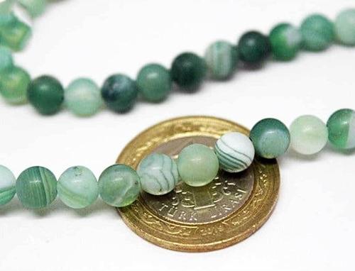 Akik Taşı Mat 6mm/10 Adet