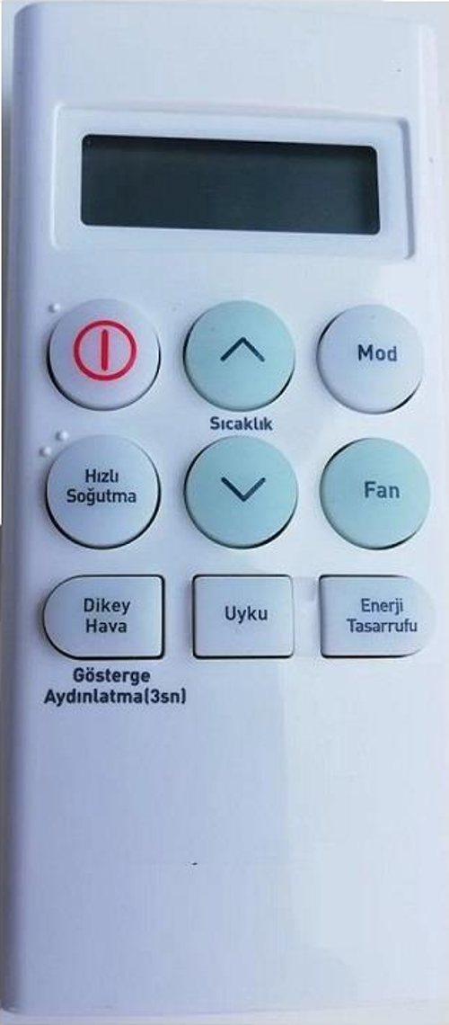 Kion Inverter 18 ile uyumlu Klima Kumandası