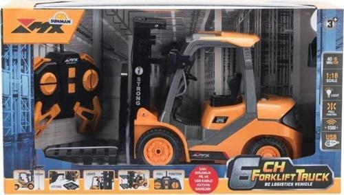 Nessiworld 5087 SUN-RST-RC İŞ MAKİNESİ 1 18 FORKLİFT FF IŞIKLI 6CH 3 7V USB 40MHZ