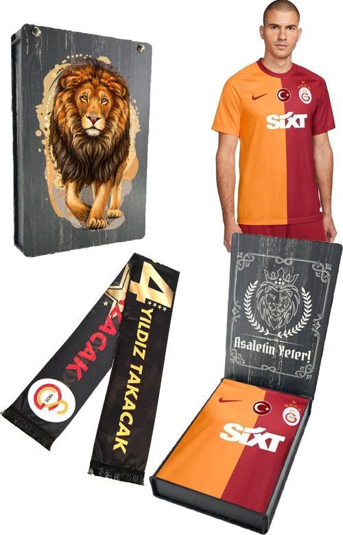 Orijinal 23-24 Parçalı 5 Yıldızlı Forma + Şal Kaşkol Set Özel Ahşap Kutulu